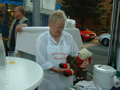 Mac B�r beim 75er Wochenmarktjubil�um